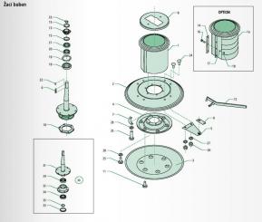 Saphir kluzný talíř 