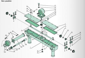 Saphir kuželové kolo 