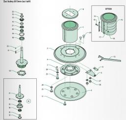 Saphir kluzný talíř 