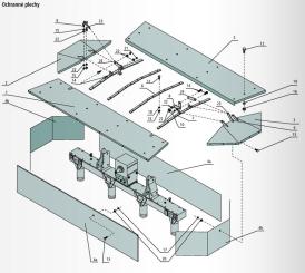 Saphir držák osvětlení 