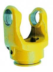 Rýhovaná vidlice RG s vývrtem pro upínací kolík 