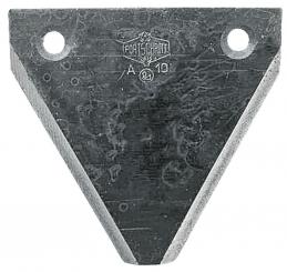 Čepel kosy žací lišty Fortschritt-hladká, nahoře zapuštěná 