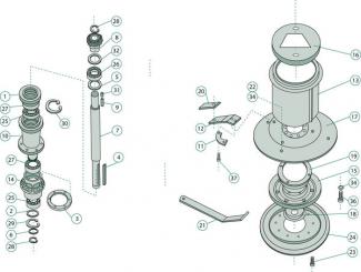 Saphir kluzný talíř 