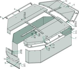 Saphir plechový kryt 