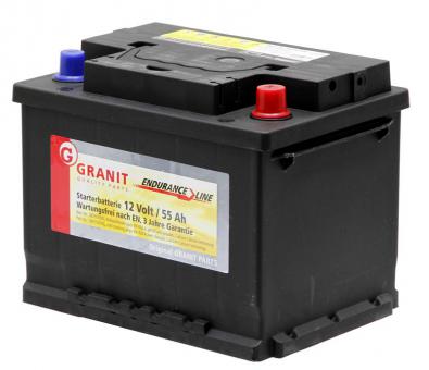 GRANIT Baterie plná 12V 55Ah 